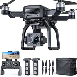Bwine F7GB2 Drones with Camera for Adults 4K for Night Version, 9800FT Transmission Range, 3-Axis Gimbal, 2 Batteries 50 Min Flight Time, GPS Auto Return, Follow Me, Waypoints, Level 6 Wind Resistance