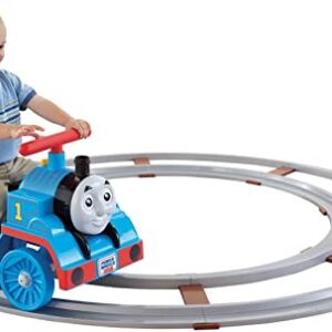 Fisher-Price Power Wheels Thomas and Friends Thomas vehicle with track, 6V battery-powered ride-on toy train for toddlers ages 1 to 3 years (Amazon Exclusive)