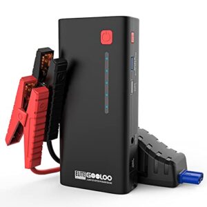 GOOLOO Jump Starter 1200A Peak Car Starter 12V SuperSafe Lithium Jump Box, Battery Booster Pack, Portable Power Bank Charger, and Jumper Cables for Up to 7.0L Gas or 5.5L Diesel Engine