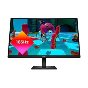 HP OMEN 27q QHD 165Hz Gaming Monitor, QHD Display (2560 x 1440), IPS Panel, 99% sRGB, 95% DCI-P3, 16:9, AMD FreeSync Premium Technology, 27q (2023),Black