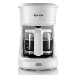 Mr. Coffee 2134286 ® 5-Cup Mini Brew Switch Coffee Maker, White