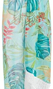 Patbo, Tropicalia Fringe Trim Beach Skirt, 2, Island Blue