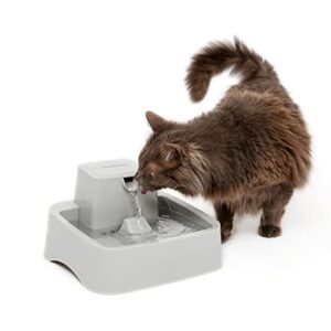 PetSafe Drinkwell Cat Water Fountain - Automatic Dog Water Bowl - Great for Multiple Pets - Pump and Water Filter Included - Dishwasher Safe - Easy Clean Pet Dish - Water Dispenser - 1/2 Gallon/64 oz