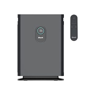 Shark HE402 Air Purifier 4 True HEPA Cleans up to 1000 Sq. Ft., Captures 99.98% of Particles, dust, allergens, Smoke, 0.1–0.2 microns, Advanced Odor Lock, Quiet, 4 Fan, Charcoal Gray