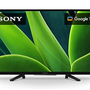 Sony 32 Inch 720p HD LED HDR TV W830K Series with Google TV and Google Assistant-2022 Model, Black