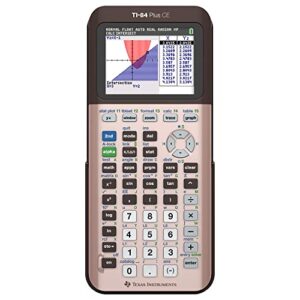 Texas Instruments TI-84 Plus CE Color Graphing Calculator, Rose Gold (Metallic)