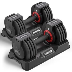 Adjustable Dumbbells 25LB Single Dumbbell Weights, 5 in 1 Free Weights Dumbbell with Anti-Slip Metal Handle, Suitable for Home Gym Exercise Equipment