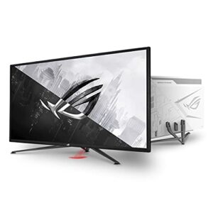 ASUS ROG Strix 43” 4K HDR DSC Gaming Monitor (XG43UQ) - UHD (3840 x 2160), 144Hz, 1ms, HDMI 2.1, Extreme Low Motion Blur Sync, FreeSync™ Premium Pro, DisplayHDR1000, DCI-P3 90%, DisplayPort, USB,WHITE