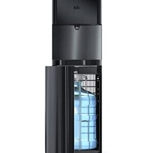 Brio CLBL720SCBLK Moderna Self Cleaning Bottom Load Hot, Cold & Room Water Cooler - New Black Stainless Steel - Tri Temp W/Touch Dispenser Feature