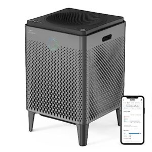 Coway Airmega 400S(G) App-Enabled Smart Technology Compatible with Amazon Alexa True HEPA Air Purifier, Covers 1,560 sq. ft, Graphite