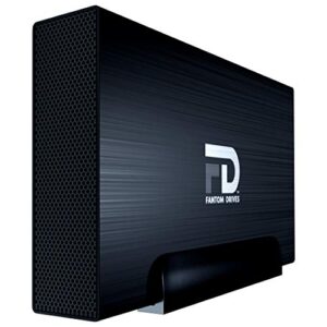 Fantom Drives 12TB External Hard Drive HDD, GFORCE 3 Pro 7200RPM, USB 3.0 + eSATA, Aluminum, Fanless, On/Off Switch, Black, GFP12000EU3