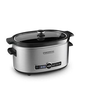 KitchenAid KSC6223SS 6-Qt. Slow Cooker with Standard Lid - Stainless Steel