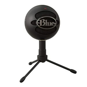 Logitech for Creators BlueSnowball iCE USB Microphone for PC, Mac, Gaming, Recording, Streaming, Podcasting, with Cardioid Condenser Mic Capsule, Adjustable Desktop Stand&USB cable, Plug&Play – Black