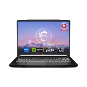 MSI Creator M16 16" 60Hz QHD+ Content Creation Laptop: 13th Gen Intel Core i7, RTX 4060, 32GB DDR5, 1TB NVMe SSD, 180-Degree Lay-Flat, USB 3.2 Type C, HDMI, Win 11 Home: Black B13VF-453US