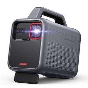 NEBULA by Anker Mars 3 Outdoor Portable Projector, 1000 ANSI Lumens, 1080p, 40W Speaker, Up to 5 Hours, Autofocus, Keystone Correction, 200 Inches image, support 4K Projector with WiFi and Bluetooth