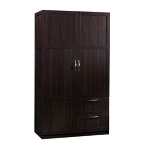 Sauder Large Storage Cabinet, Cinnamon Cherry Finish