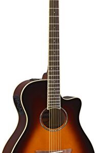 Yamaha APX600 OVS Thin Body Acoustic-Electric Guitar, Old Violin Sunburst