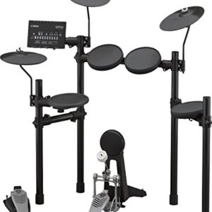 Yamaha DTX452K Customizable Electronic Drum Kit with 3-Zone Snare Pad, KP65 Kick Tower and Bass Pedal