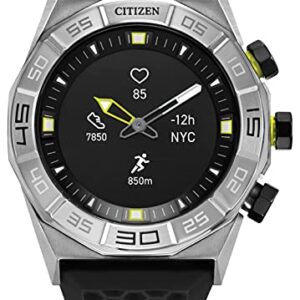 Citizen CZ Smart Gen 1 Hybrid smartwatch 44mm, Continuous Heart Rate Tracking, Fitness Activity, Golf App, Displays Notifications and Messages, Bluetooth Connection, 15 Day Battery Life