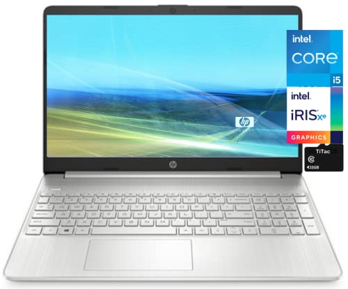 HP 2022 15.6 Inch Full HD 1080P Business Laptop, 11th Gen Intel Quad-Core i5-1135G7, 16GB DDR4 RAM, 512GB PCIe SSD, Intel Iris Xe Graphics, USB-C, HDMI, Wi-Fi, Windows 11 + TiTac Card