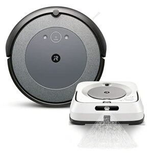 iRobot Roomba® i3 (3150) Wi-Fi® Connected Robot Vacuum Vacuum - Wi-Fi Connected Mapping Braava Jet M6 (6110) Ultimate Robot Mop- Wi-Fi Connected