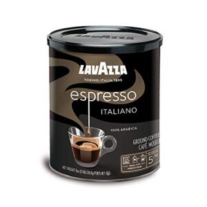 Lavazza Espresso Italiano Ground Coffee Blend, Medium Roast, 8 Ounce (Pack of 4) (Packaging May Vary) Authentic Italian, Blended And Roasted in Italy, Value Pack, Non-GMO, 100% Arabica, Rich-bodied