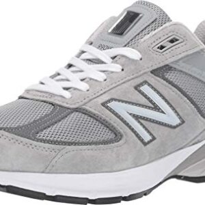 New Balance Men's Made in US 990 V5 Sneaker, Grey/Castlerock, 10