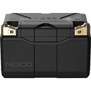 NOCO Lithium NLP9, Group 9, 400A Lithium LiFePO4 Motorcycle Battery, 12V 3Ah ATV, UTV, Jet Ski, 4 Wheeler, Quad, Riding Lawn Mower, Tractor, Scooter, PWC, Seadoo, Polaris and Generator Battery