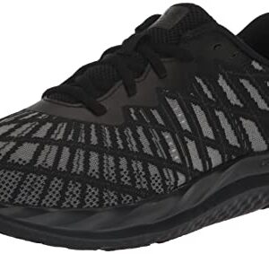 Under Armour Men's Charged Breeze 2 Running Shoe, (002) Black/Black/Black, 12