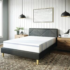 Vibe Gel Memory Foam Mattress, 12-Inch CertiPUR-US Certified Bed-in-a-Box, King, White