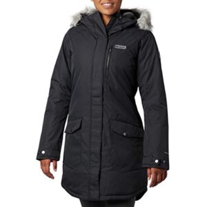 Columbia Women's Suttle Mountain Long Insulated Jacket, Black, Medium