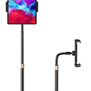 LISEN Tablet Stand and Holder Adjustable, Tablet Holder for Desk, Thick Case Friendly iPad Holder Stand Compatible with(4.7"-13") iPad Pro 12.9,10.9,10.2, Air Mini 4 3 2, Fire, Tab, Nexus, Kindle