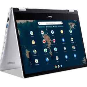 Acer Chromebook Spin 314 Convertible Laptop | Intel Pentium Silver N6000 | 14" Full HD IPS Touch Display | 4GB LPDDR4X | 128GB eMMC | DTS Audio | Intel Wi-Fi 6 AX201 | Chrome OS | CP314-1HN-P5NE