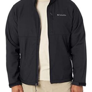 Columbia Men's Ascender Softshell Front-Zip Jacket, Black, Large