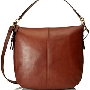 Fossil Women's Jolie Leather Hobo Purse Handbag, Brown (Model: ZB1434200)