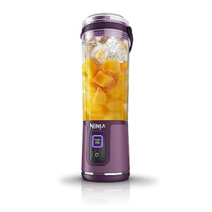 Ninja BC151PR Blast Portable Blender, Cordless, 18oz. Vessel, Personal Blender for Shakes & Smoothies, BPA Free, Leakproof Lid & Sip Spout, USB-C Rechargeable, Dishwasher Safe Parts, Passion Fruit