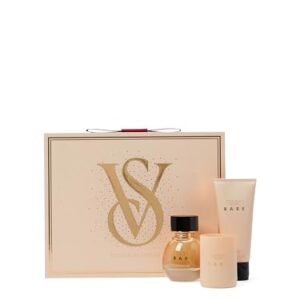 Victoria's Secret Bare 3 Piece Luxe Fragrance Gift Set: 1.7 oz. Eau de Parfum, Travel Lotion, & Candle