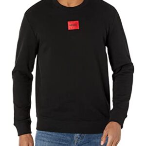 HUGO Boss mens Blouson Pullover Sweater, Raven Black, Medium US