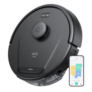 eufy Clean L60 Robot Vacuum, Ultra Strong 5,000 Pa Suction, iPath Laser Navigation, for Deep Floor Cleaning, Ideal for Hair, Hard Floors