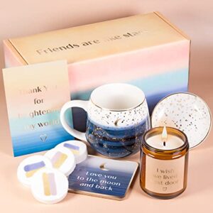Luxe England Gifts Best Friend Gift Basket - Unique Best Friend Birthday Gifts for Women, Great Long Distance Friendship Gifts, Cute Birthday Gifts for Friends Female