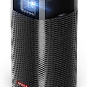 NEBULA by Anker Apollo - Mini Projector with WiFi and Bluetooth, Portable and Small, Ideal for Outdoor Movies, 6W Speaker, 100 Inch Picture, Home Theater Experience, 4Hr Video Playtime