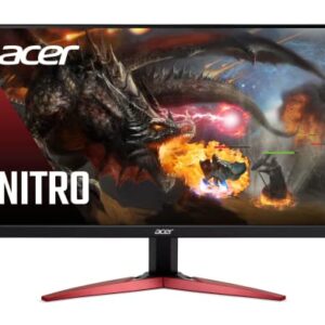 Acer Nitro 27" UHD 3840 x 2160 IPS PC Gaming Monitor | Adaptive-Sync Support (FreeSync Compatible) | 4ms (G to G) | HDR10 Support | 99% sRGB | 1 x Display Port 1.2 & 2 x HDMI 2.0 | KG272K Lbmiipx