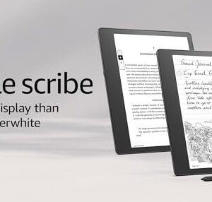 Amazon Kindle Scribe (64 GB) the first Kindle and digital notebook, all in one, with a 10.2” 300 ppi Paperwhite display, includes Premium Pen