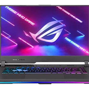 ASUS ROG Strix G15 (2022) Gaming Laptop, 15” 16:10 FHD 144Hz, GeForce RTX 3050, AMD Ryzen™ 7 6800H/HS, 16GB DDR5, 512GB PCIe SSD, Wi-Fi 6E, Windows 11, G513RC-ES73, Eclipse Gray