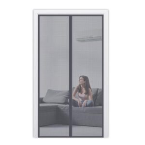 Bluebala Fiberglass Magnetic Screen Door - Heavy Duty Screen Door Mesh with Magnets, Kid and Pet Friendly, Keep Bugs Out, Automatical Closure, Easy Install (36"x83" (Fit Door Size up to 34"x82"))
