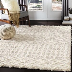 Livabliss Hapsburg Moroccan Shag Area Rug, 6'7" x 9'6", Beige