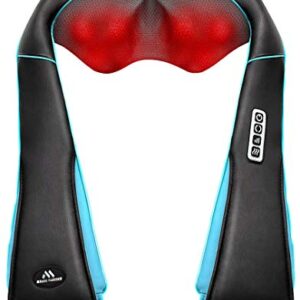 Massager with Heat - Deep Tissue Kneading Electric Back Massage for Neck, Back, Shoulder, Waist, Foot - Shiatsu Full Body Massage, Relax Gift for Her/Him/Friend/Dad/Mom