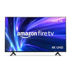 Amazon Fire TV 43" 4-Series 4K UHD smart TV with Fire TV Alexa Voice Remote, stream live TV without cable