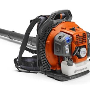 Husqvarna 150BT Gas Leaf Blower, 51-cc 2.16-HP 2-Cycle Backpack Leaf Blower, 765-CFM, 270-MPH, 22-N Powerful Clearing Performance and Ergonomic Harness System