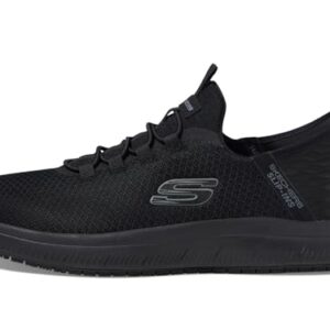 Skechers Men's Summits Colsin Sr Hands Free Slip-Ins Work Shoe, BBK, 10.5 Wide